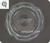 Rhythm City Casino - Etched imprint Glass Ashtray