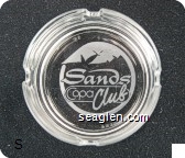 Sands, Copa Club - Etched imprint Glass Ashtray