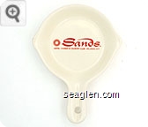 Sands, Hotel, Casino & Country Club / Atlantic City - Red imprint Porcelain Ashtray