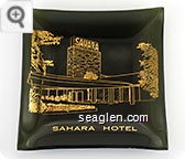 Sahara Hotel - Gold imprint Glass Ashtray