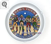 Sam's Town, Las Vegas - Multi imprint Porcelain Ashtray