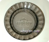 Showboat, Atlantic City - Molded imprint Glass Ashtray
