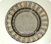 Silver Slipper, Las Vegas - Molded imprint Glass Ashtray