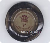 John's Tahoe Nugget, Nugget, South Shore, Lake Tahoe, Nevada - Red imprint Glass Ashtray