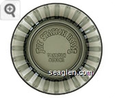 The Station House, Tonopah, Nevada - Molded imprint Glass Ashtray