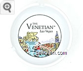 The Venetian, Las Vegas - Black imprint Porcelain Ashtray