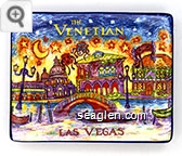 The Venetian, Las Vegas - Multi imprint Porcelain Ashtray