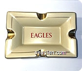 Eagles - Red imprint Porcelain Ashtray