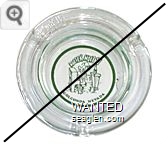 Water Hole #1, Golconda, Nevada - Green imprint Glass Ashtray